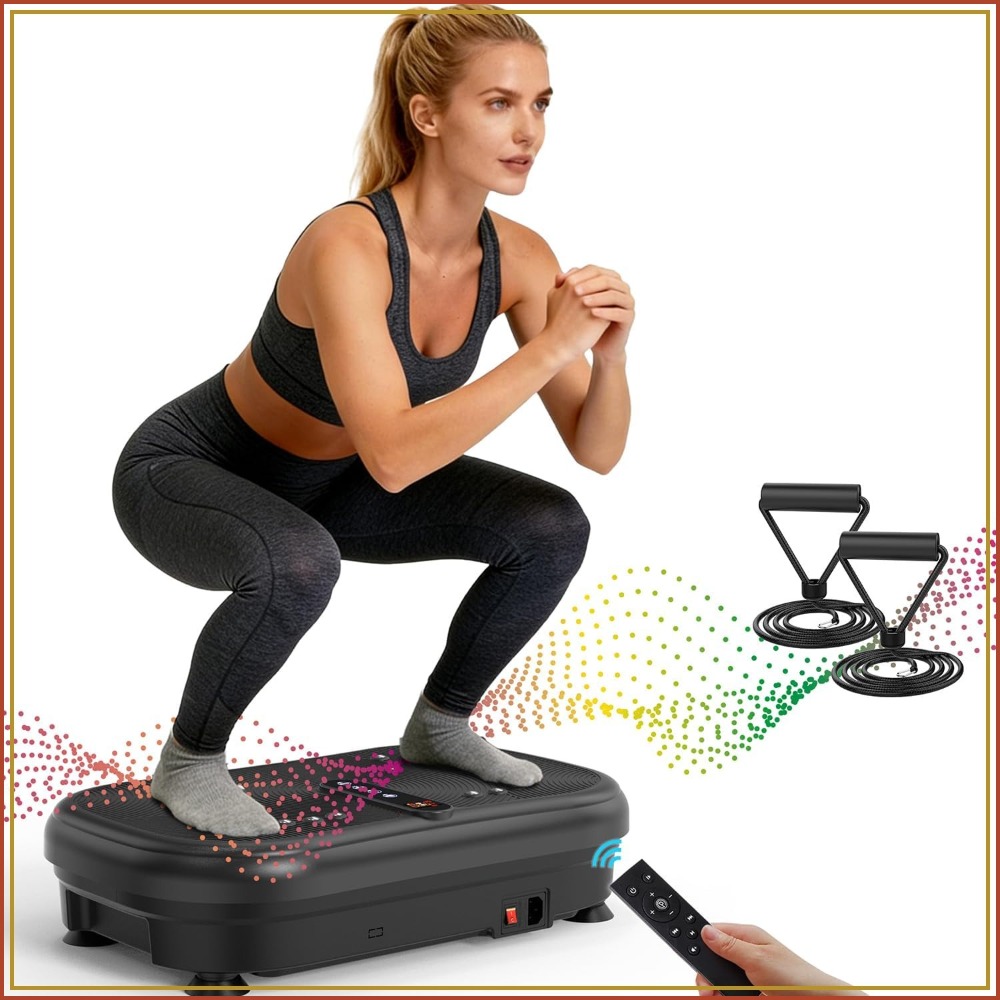 Leg Home Gym Workout - AXV Titreşimli Platform Fitness Aleti Tüm