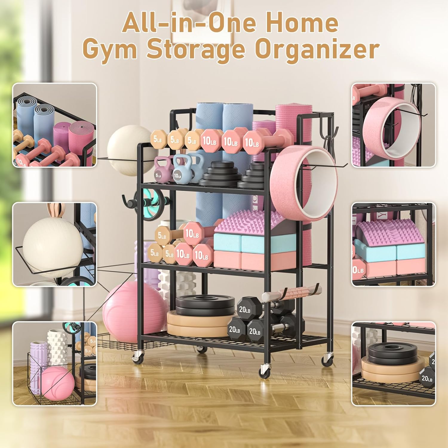 Ev Spor Salonu Depolama Ünites - Home Gym Workout incelemesi ve fiyatı