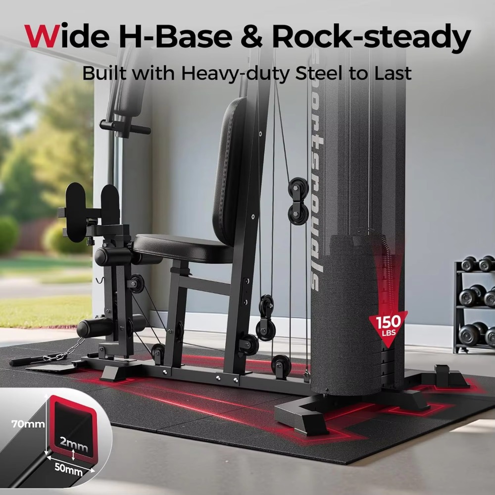 Çok Fonksiyonlu Ev Spor Salonu - Home Gym Cable Machine With Weight Stack incelemesi ve fiyatı