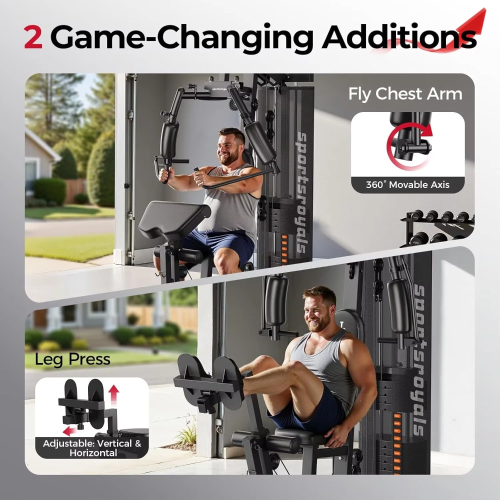 Çok Fonksiyonlu Ev Spor Salonu - Home Gym Cable Machine With Weight Stack incelemesi ve fiyatı