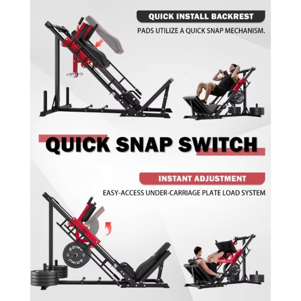 3'ü 1 Arada Bacak Presi Hack S - Home Gym Quad Machine incelemesi ve fiyatı