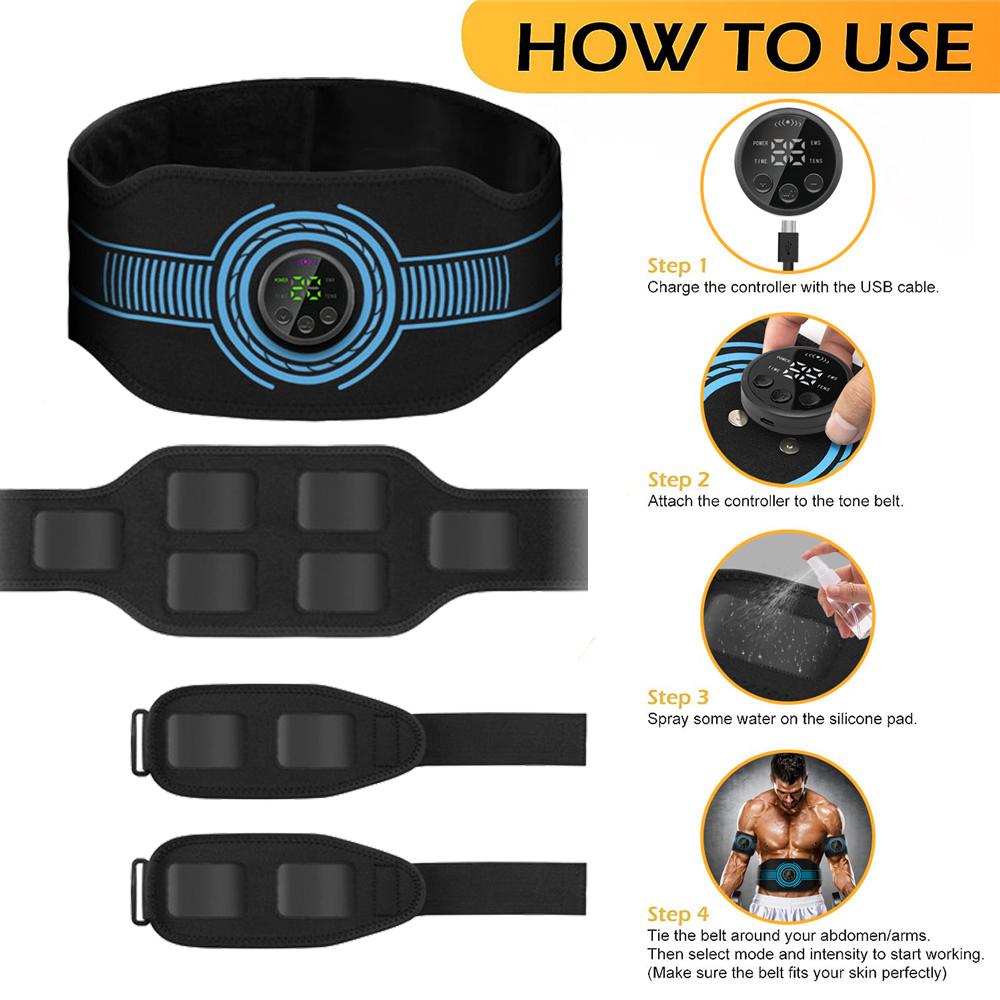 USB şarj edilebilir karın kas  - Home Gym House incelemesi ve fiyatı