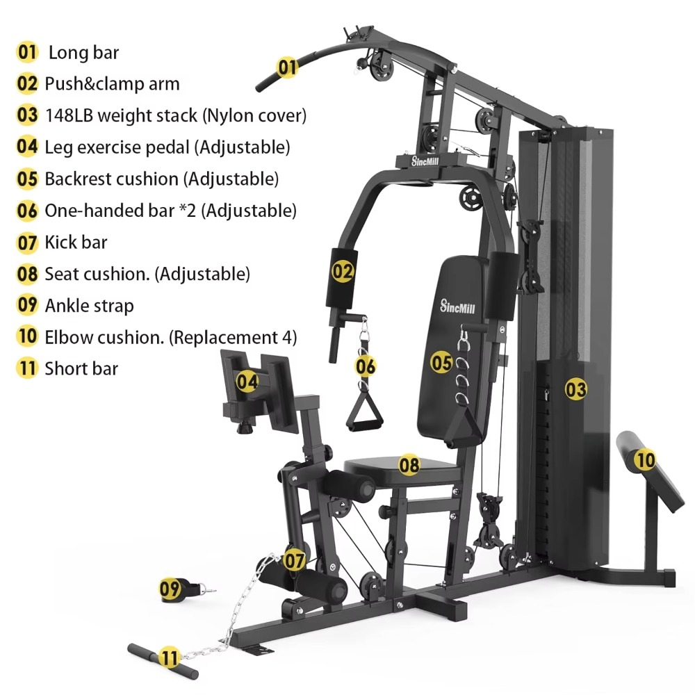 148LB Çok Fonksiyonlu Ev Spor  - Home Gym Nala incelemesi ve fiyatı