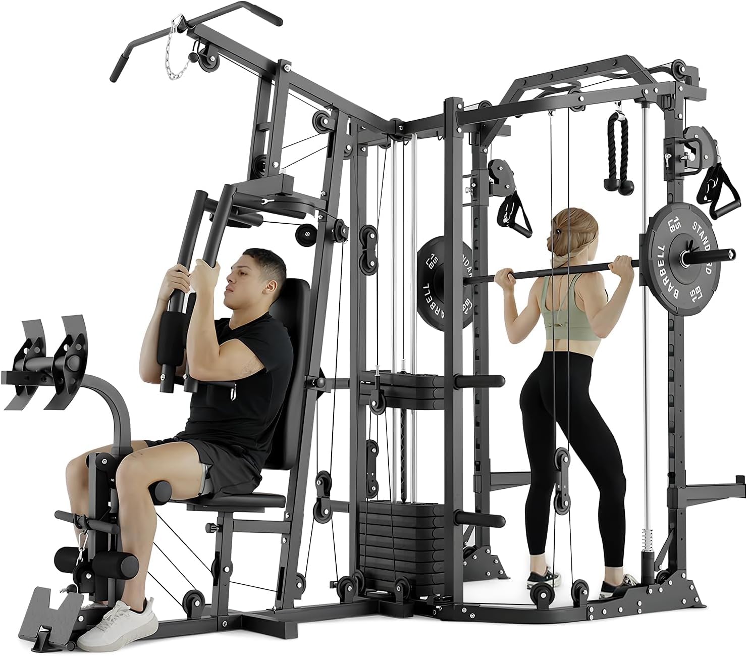 Çift İstasyonlu SmithΔ Makines - Home Gym With Smith Machine incelemesi ve fiyatı