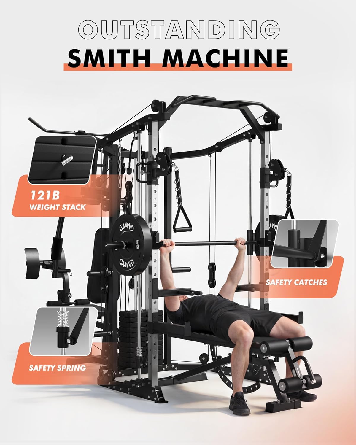 Çift İstasyonlu SmithΔ Makines - Home Gym With Smith Machine incelemesi ve fiyatı