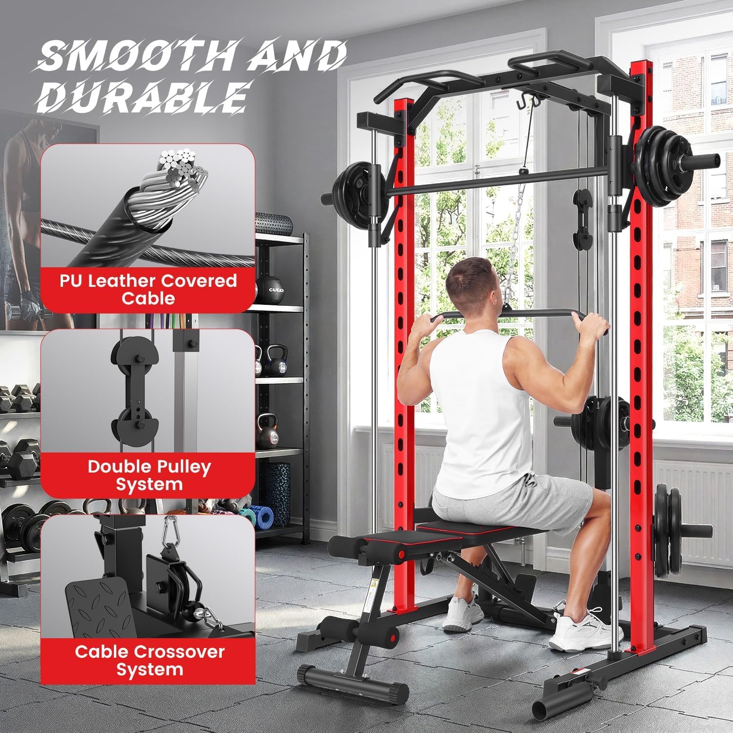 Hepsi Bir Arada Smith Makinesi - Home Gym With Smith Machine incelemesi ve fiyatı