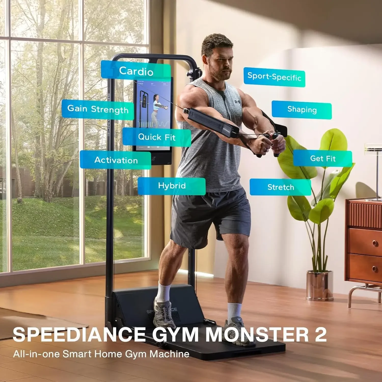 Gym Monster 2 Akıllı Ev Spor S - Home Gym With Smith Machine incelemesi ve fiyatı